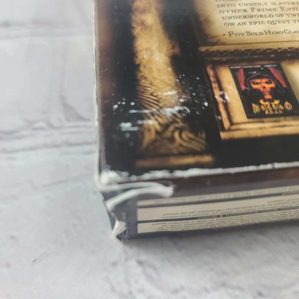 Diablo II Battle Chest (PC 2001) Wide Box 4 Disks Version Manual Expansion Set
